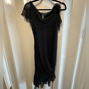BCBG Max Azria black sexy cocktail dress